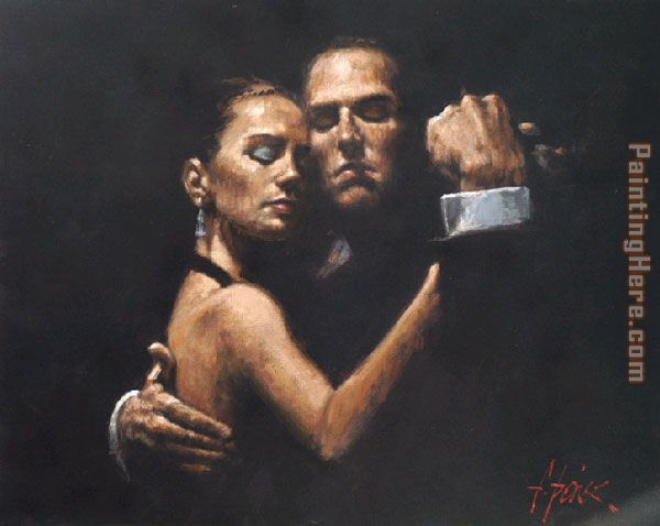 the face of tango ii painting - Fabian Perez the face of tango ii art painting